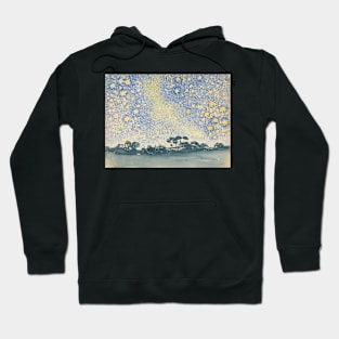 Landscape with Stars by Henri-Edmond Cross Hoodie